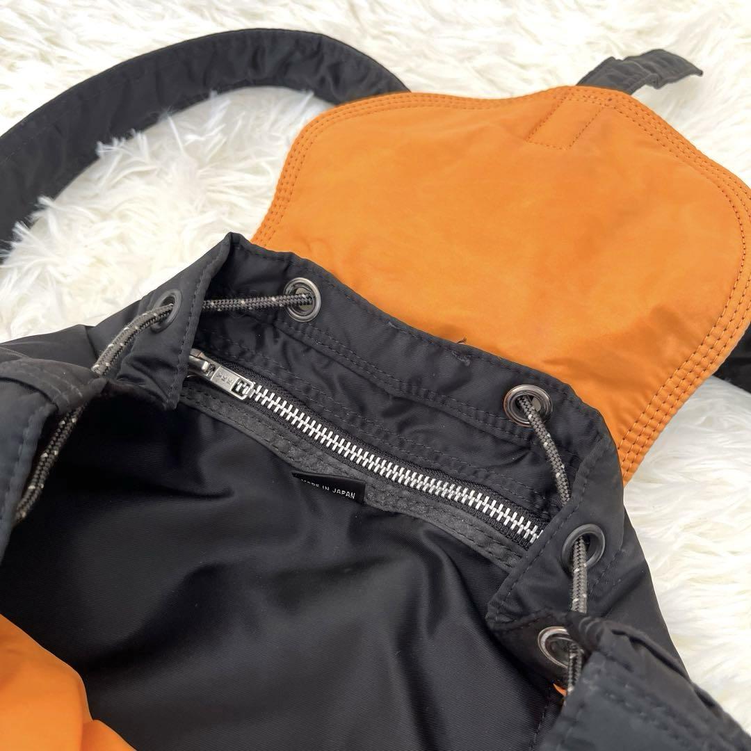 美品 PORTER タンカー ナイロンリュック バックパック 黒 ポーター 通学