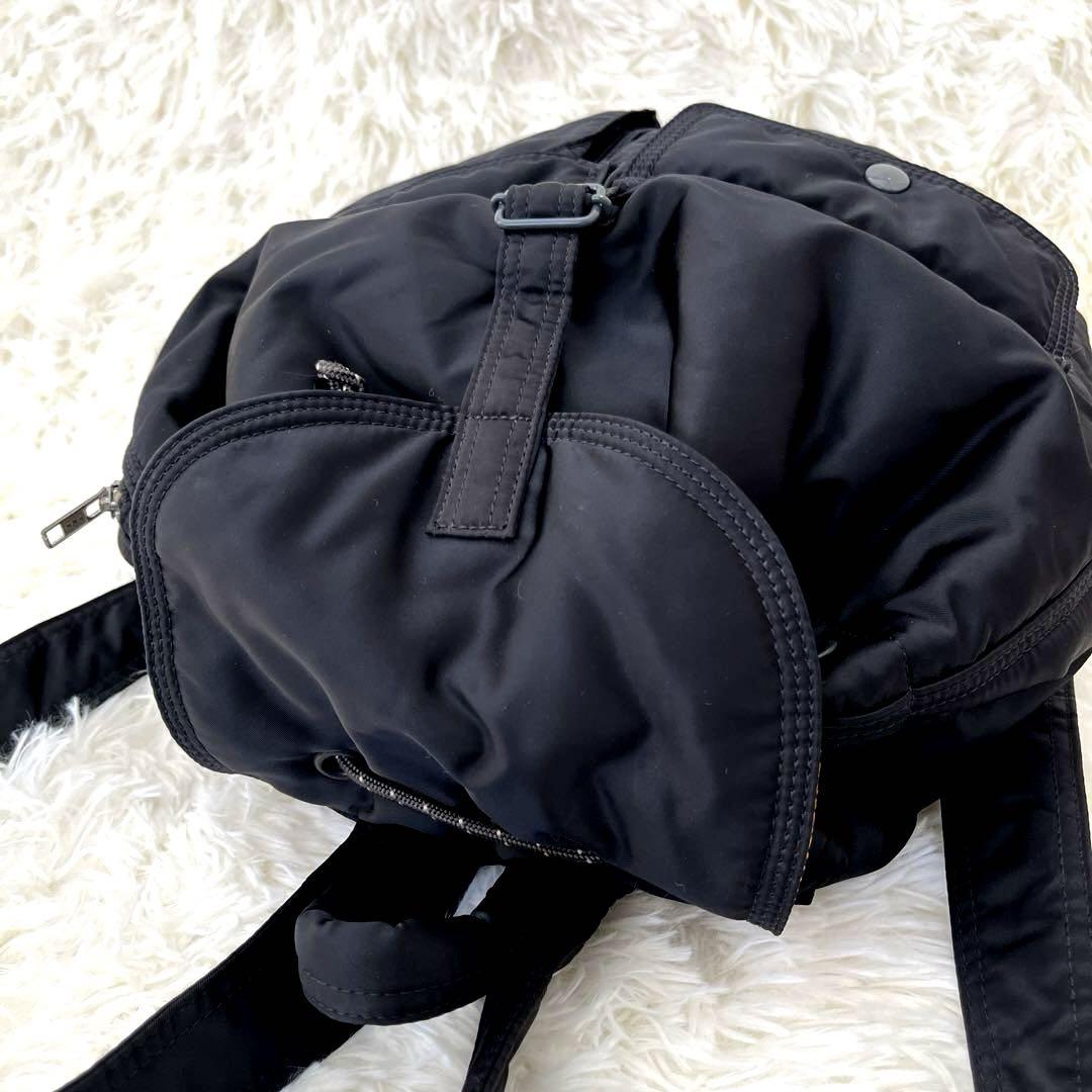 美品 PORTER タンカー ナイロンリュック バックパック 黒 ポーター 通学