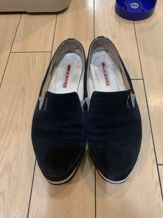 PRADA スリッポン df1yT-m36404855531 2022国産