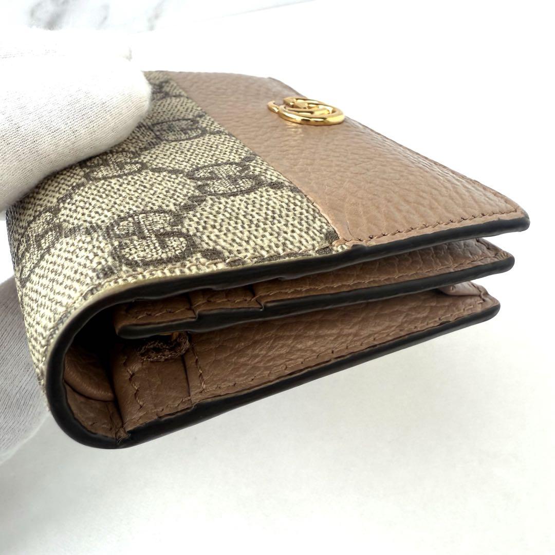 GUCCI ggマーモント カードケース ウォレット 二つ折り財布