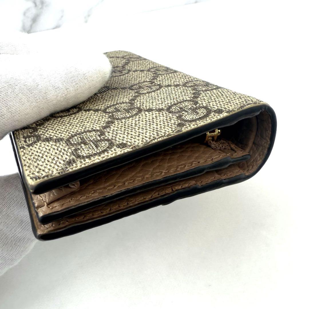 GUCCI ggマーモント カードケース ウォレット 二つ折り財布