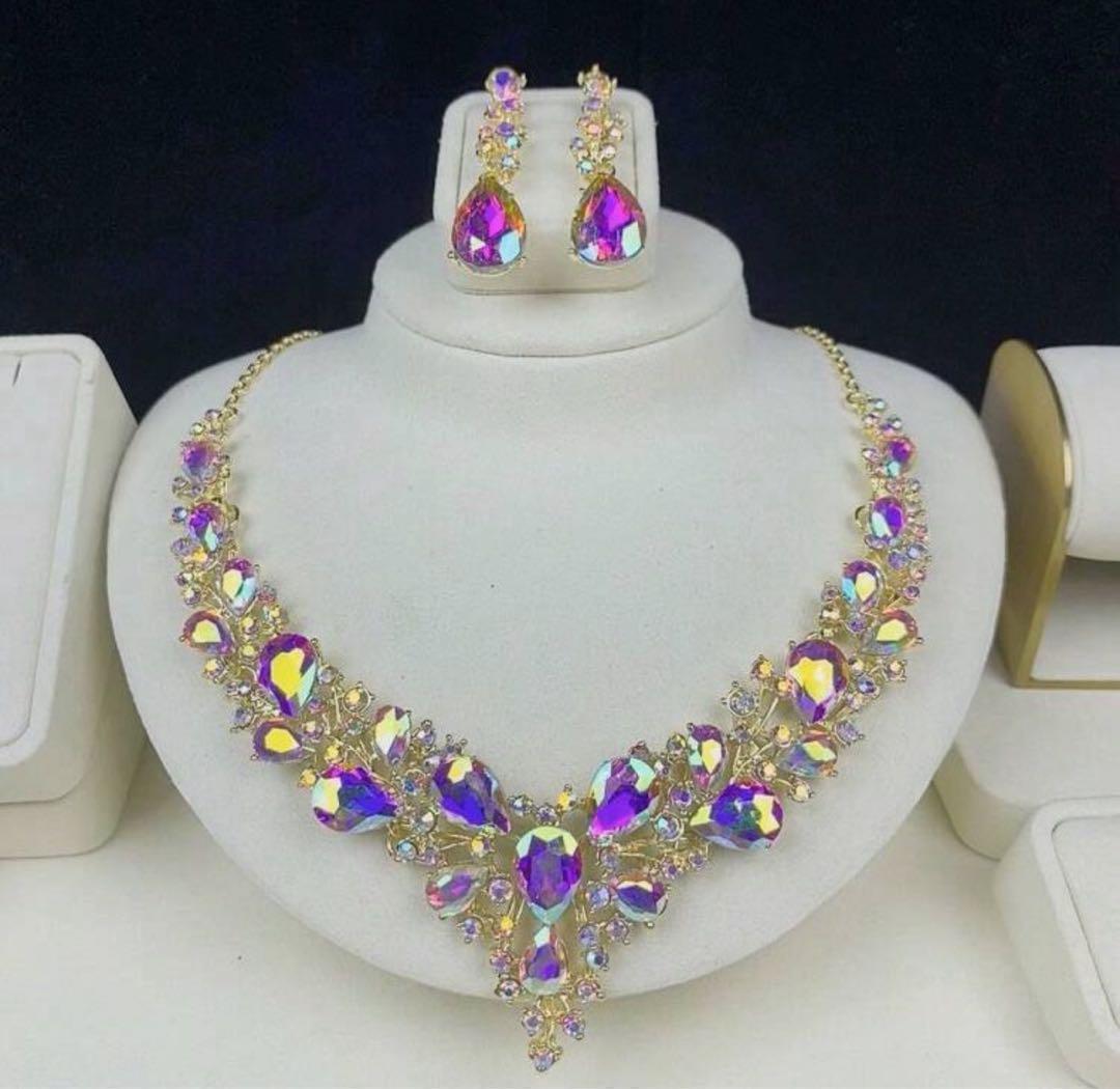 Amazon | [Swarovski] スワロフスキー ネックレス ピアス セット