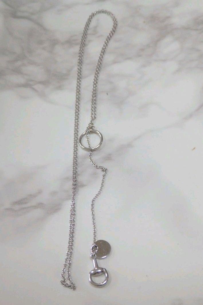 ネックレス ホースビット グッチ gucci k18 750 ラリアット ネックレス ホースビット グッチ gucci k18 750 ラリアット