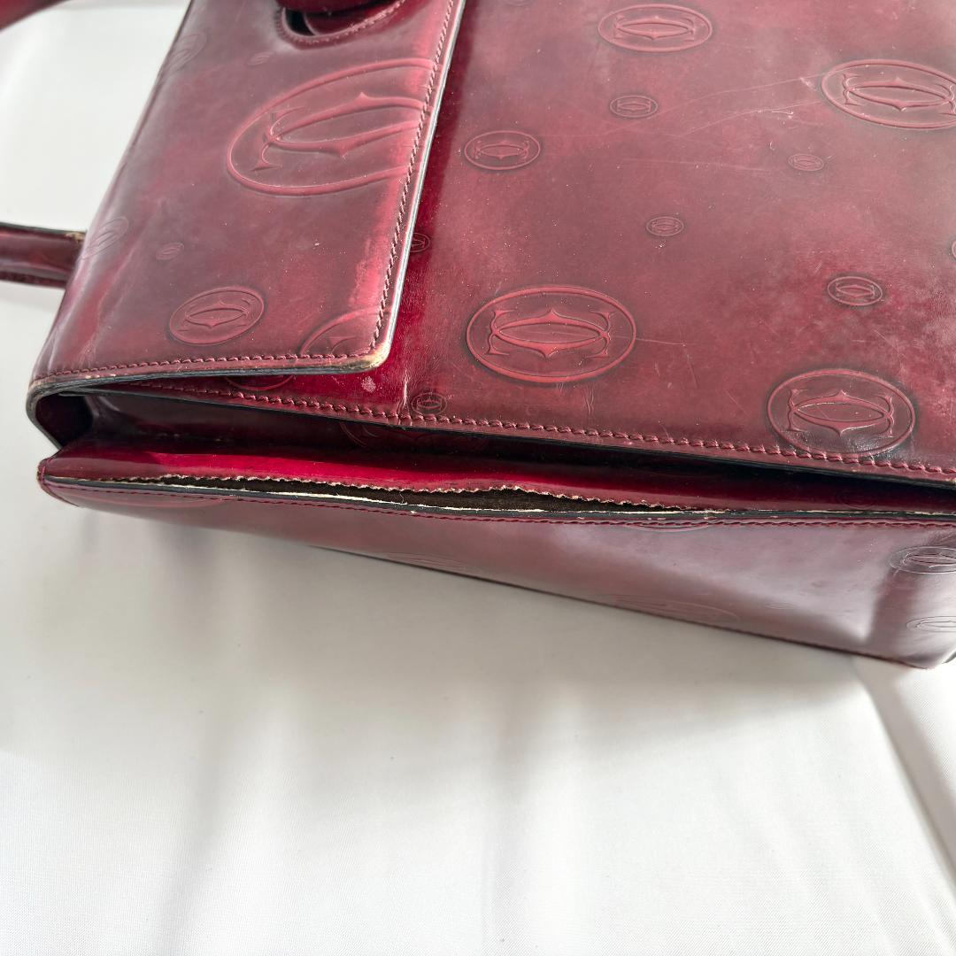 Cartier カルティエ ハンドバッグ ハッピーレッド バースデー