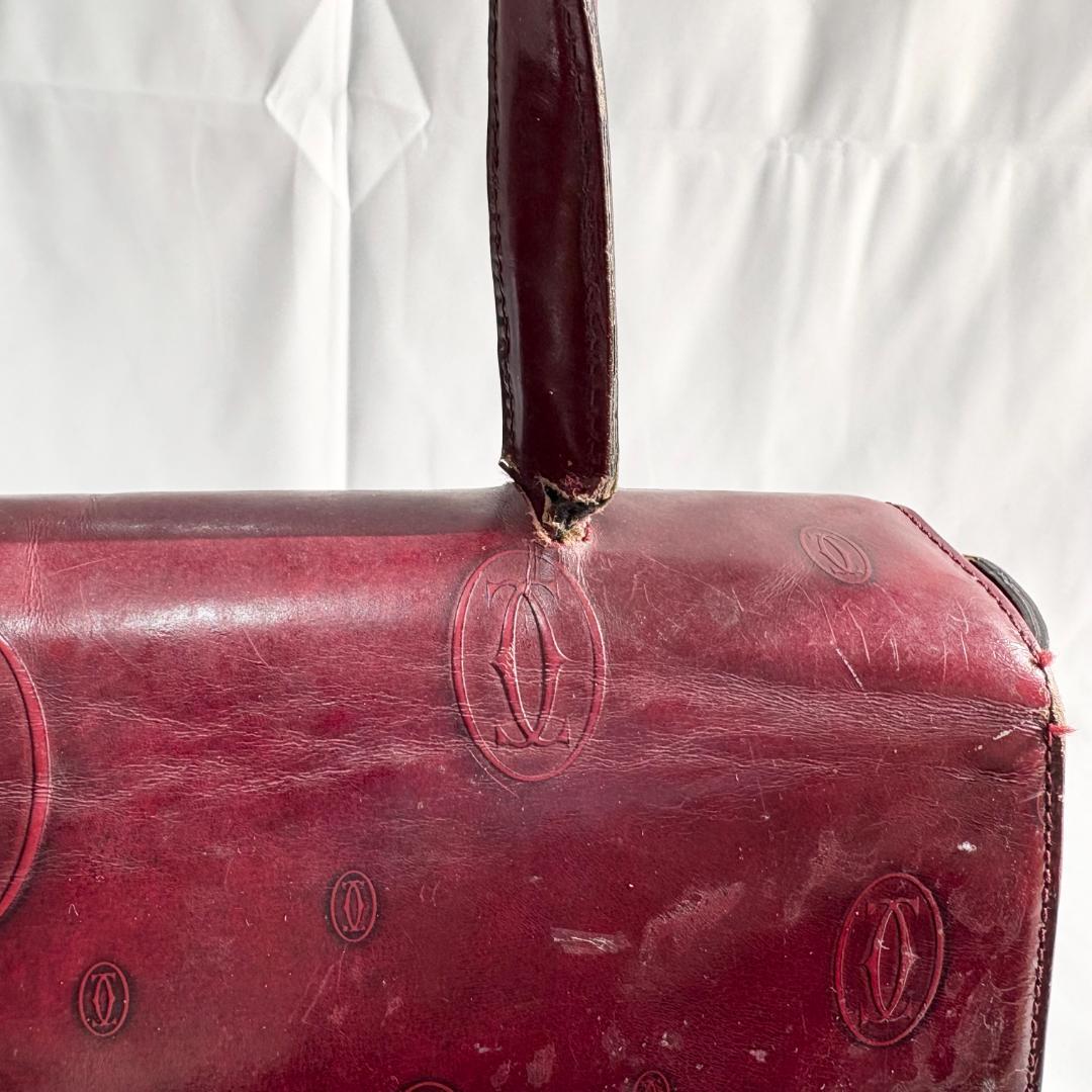 Cartier カルティエ ハンドバッグ ハッピーレッド バースデー