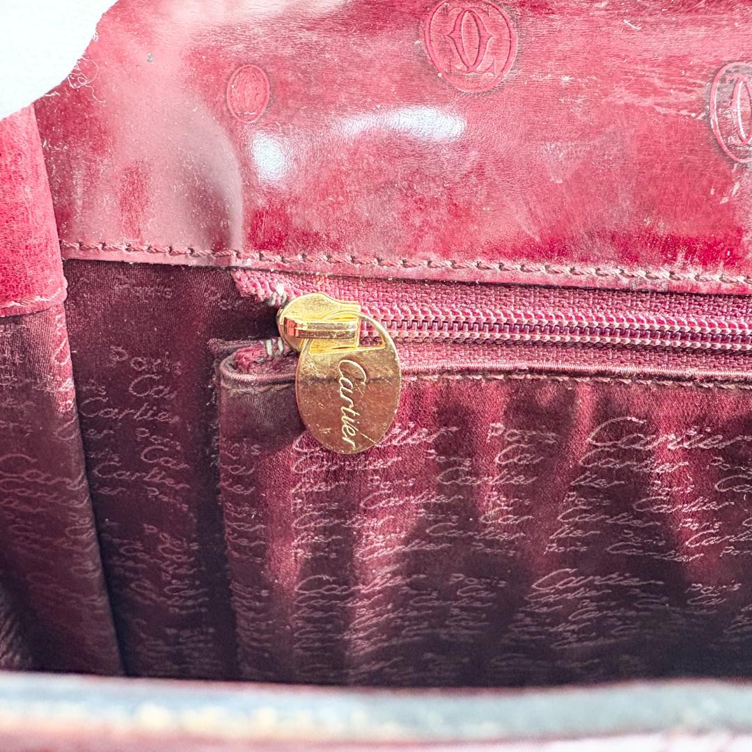 Cartier カルティエ ハンドバッグ ハッピーレッド バースデー