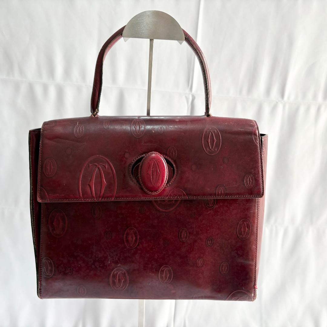 Cartier カルティエ ハンドバッグ ハッピーレッド バースデー