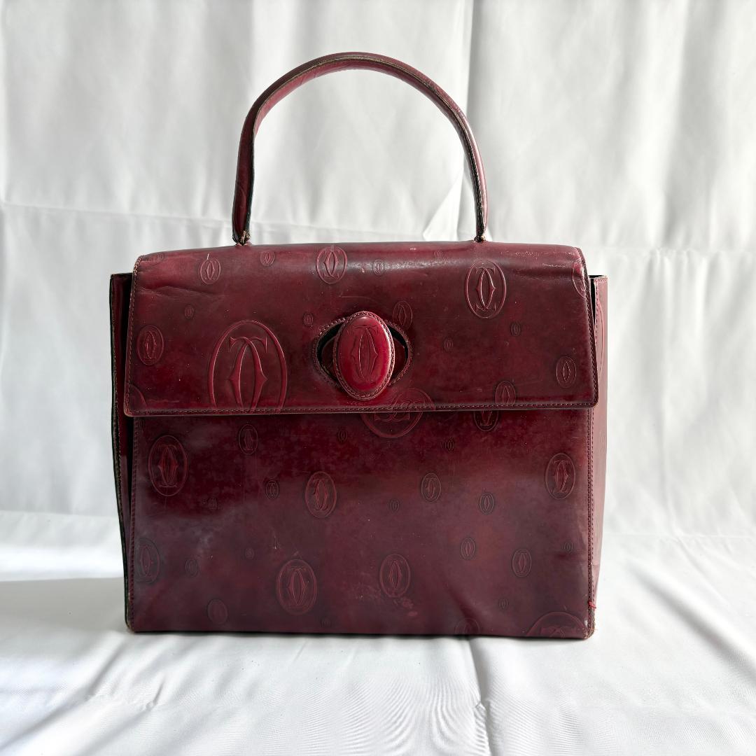 Cartier カルティエ ハンドバッグ ハッピーレッド バースデー