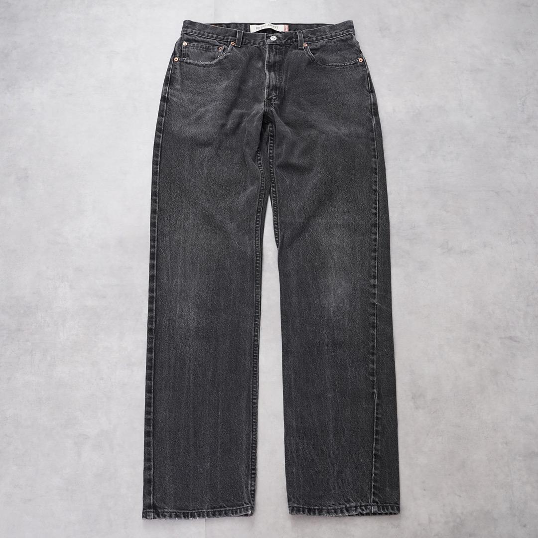 リーバイス505 W34 ブラックデニム パンツ 黒 ボトム 00s 13890