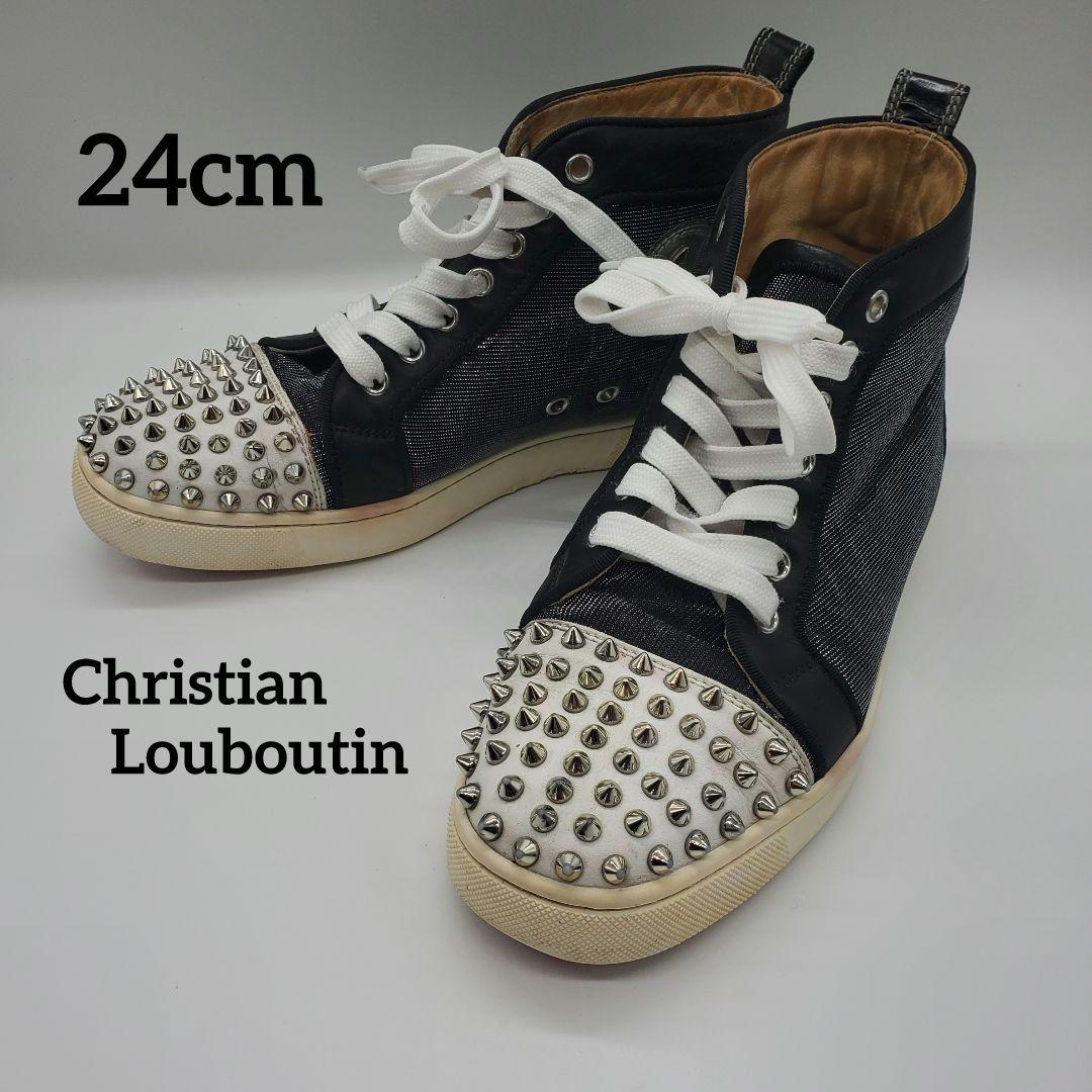 Christian Louboutin/レディース スタッズ Christian Louboutin クリスチャン ルブタン/スタッズハイカット