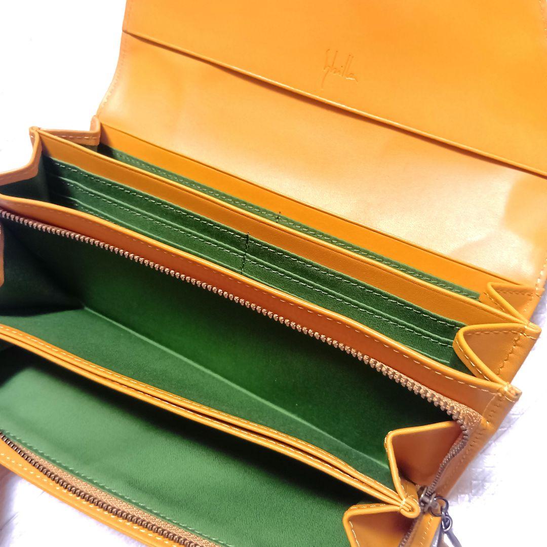 【新品未使用】シビラ　かぶせ長財布 新品・未使用品】Sybilla シビラ シルクロかぶせ長財布