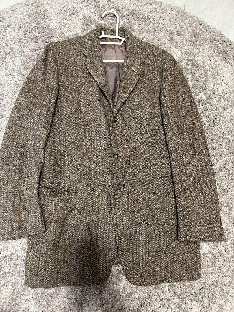 70\'s ハリスツイード テーラードジャケット 高級ライン スコットランド製