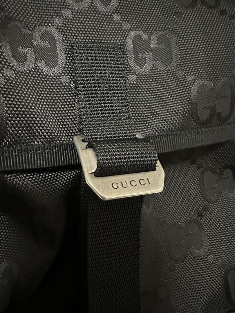 GUCCI GGロゴ バックパック 黒
