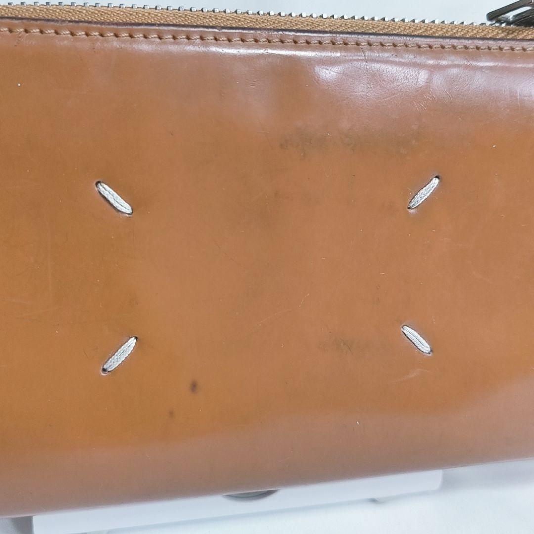 メゾンマルジェラ　L字ファスナー　エナメル　長財布