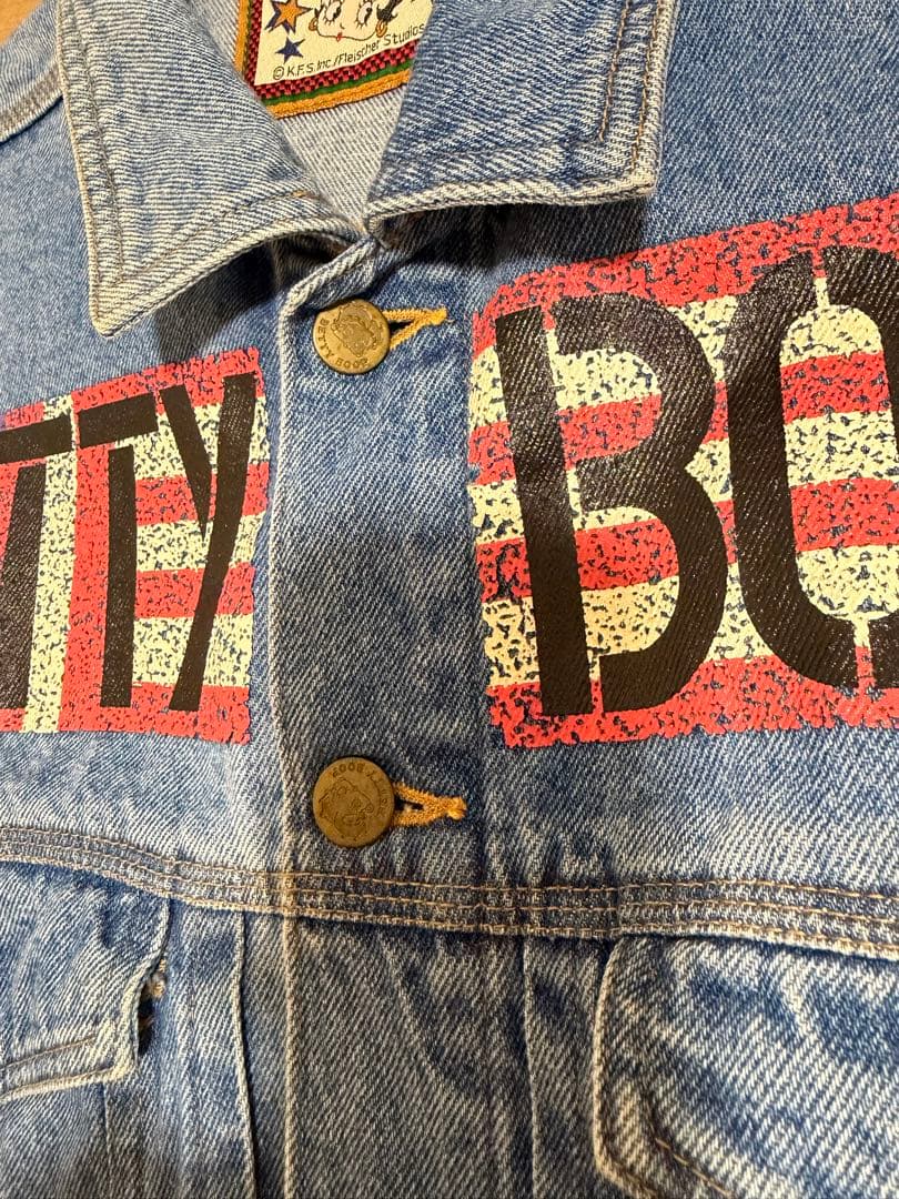 Betty Boop デニムジャケット Betty Boop デニムジャケット