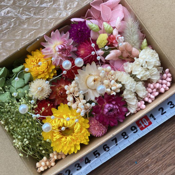 ブリザードドライフラワーく花材セット詰め合せ - メルカリ