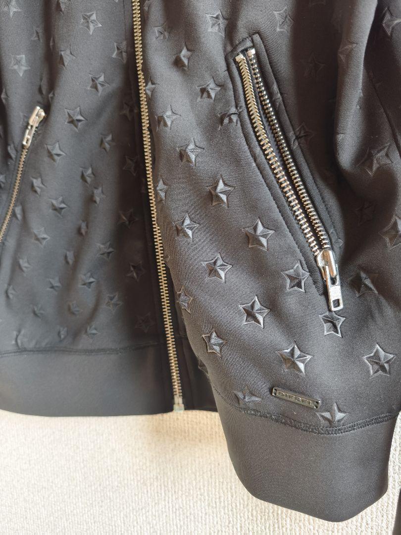 極美品 DIESEL ディーゼル 立体 星柄 ジャケット MA1 Ｓサイズ
