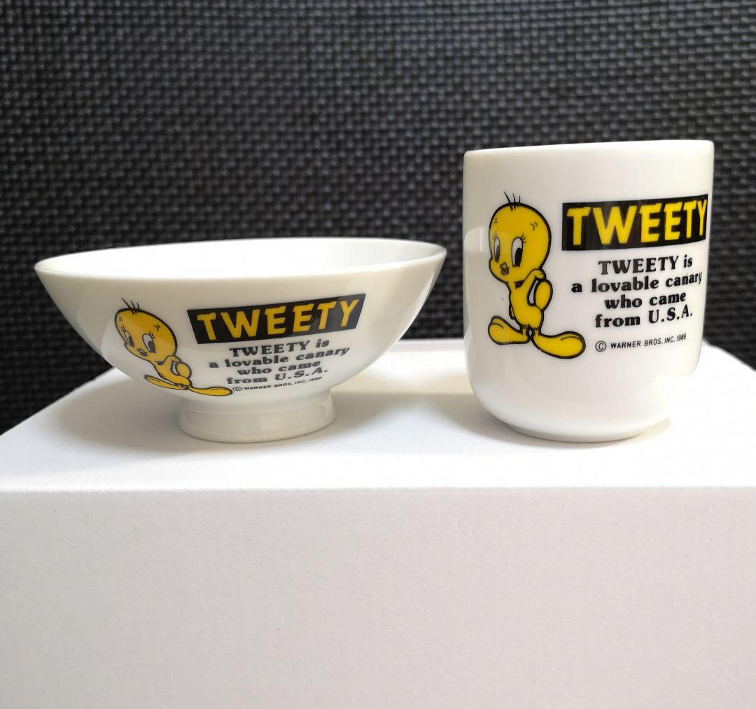 TWEETYトゥイーティーお茶碗湯呑みセットWARNER BROS.