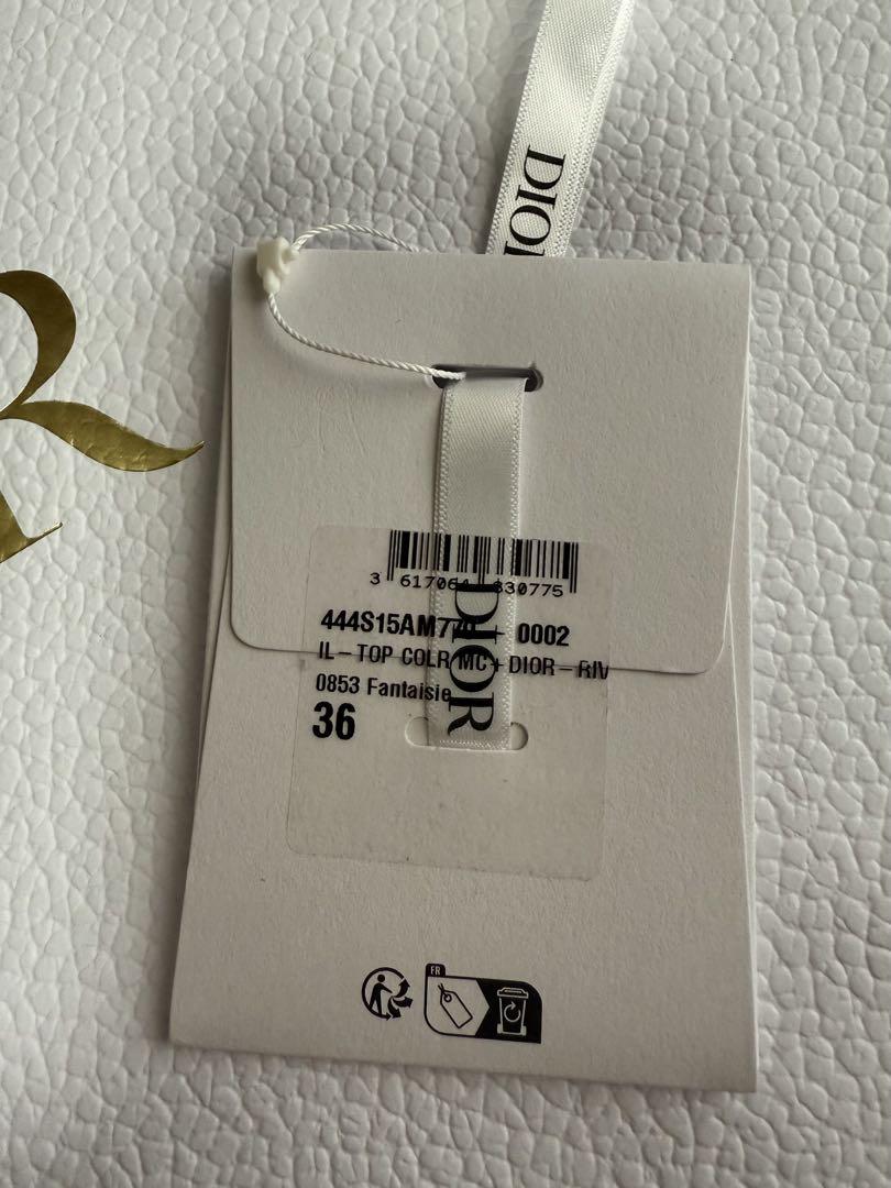 Christian Dior ストライプ 半袖ニット