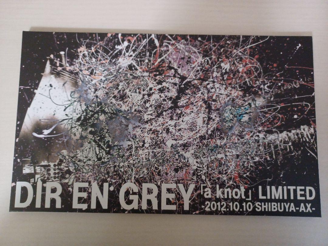 DIR EN GREY 「a knot」LIMITED SHIBUYA-AX-