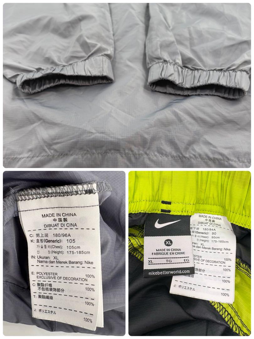 美品 ナイキ セットアップ ナイロン ピステ シャカシャカ XL