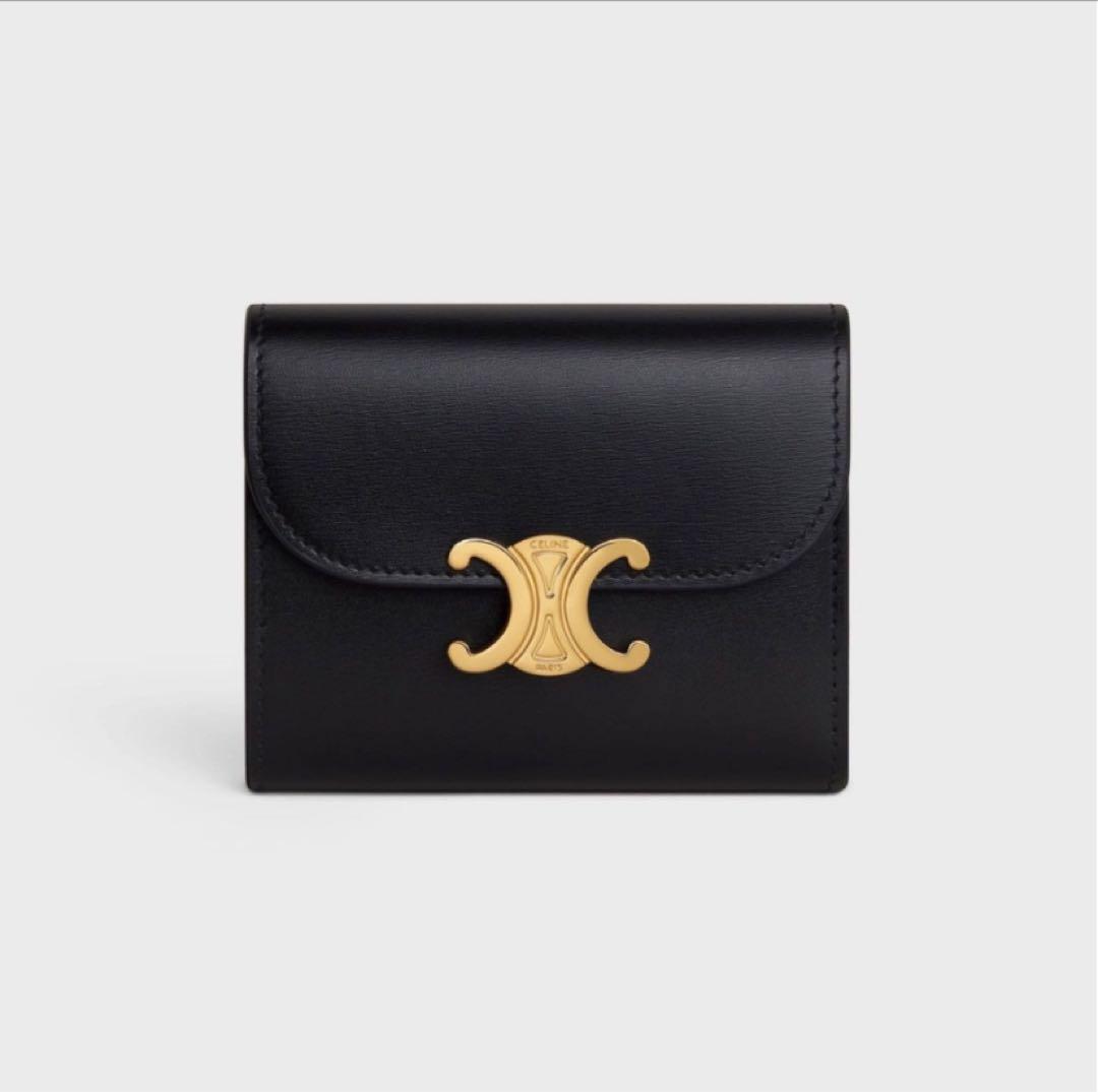 セリーヌ CELINE トリオンフ 財布 ブラック