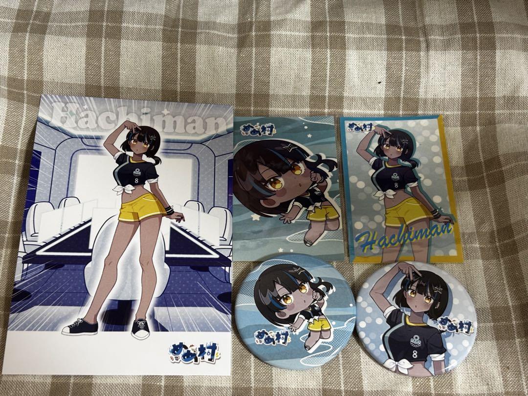めめ村 御前崎八幡宮 ポップアップ ポストカード 缶バッジ