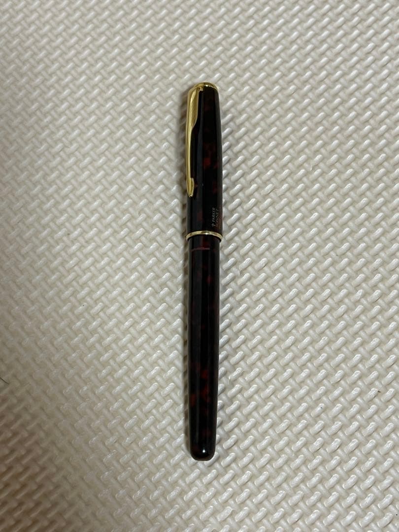 パーカー ソネット レッド マーブル 18金 ゴールドPARKER