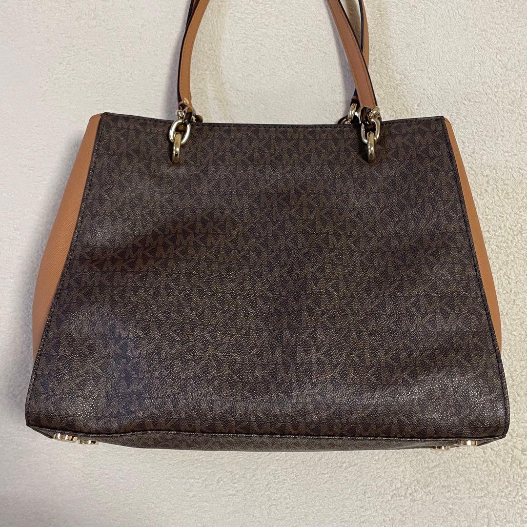 2022新生活 【美品】MICHAEL KORS トートバッグ チェーン シグネチャー