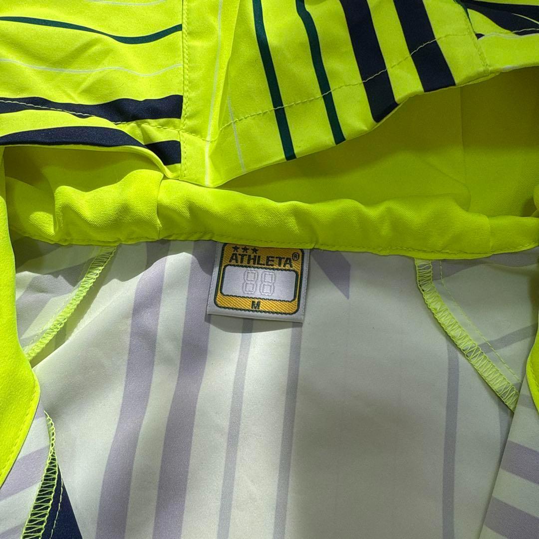 新品　アスレタ　ストレッチトレーニングジャケット　サッカー　蛍光色　黄色　M