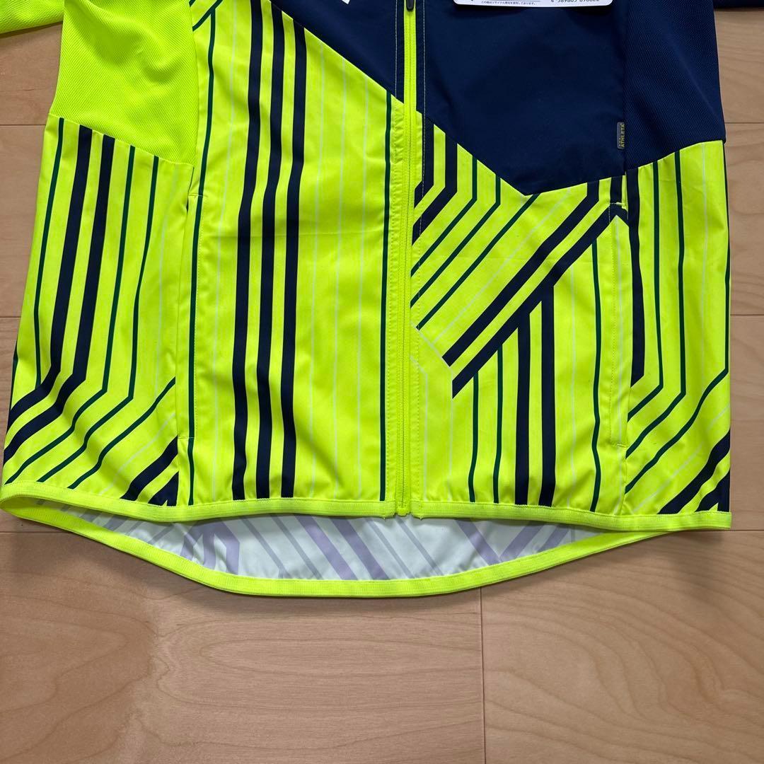 新品　アスレタ　ストレッチトレーニングジャケット　サッカー　蛍光色　黄色　M