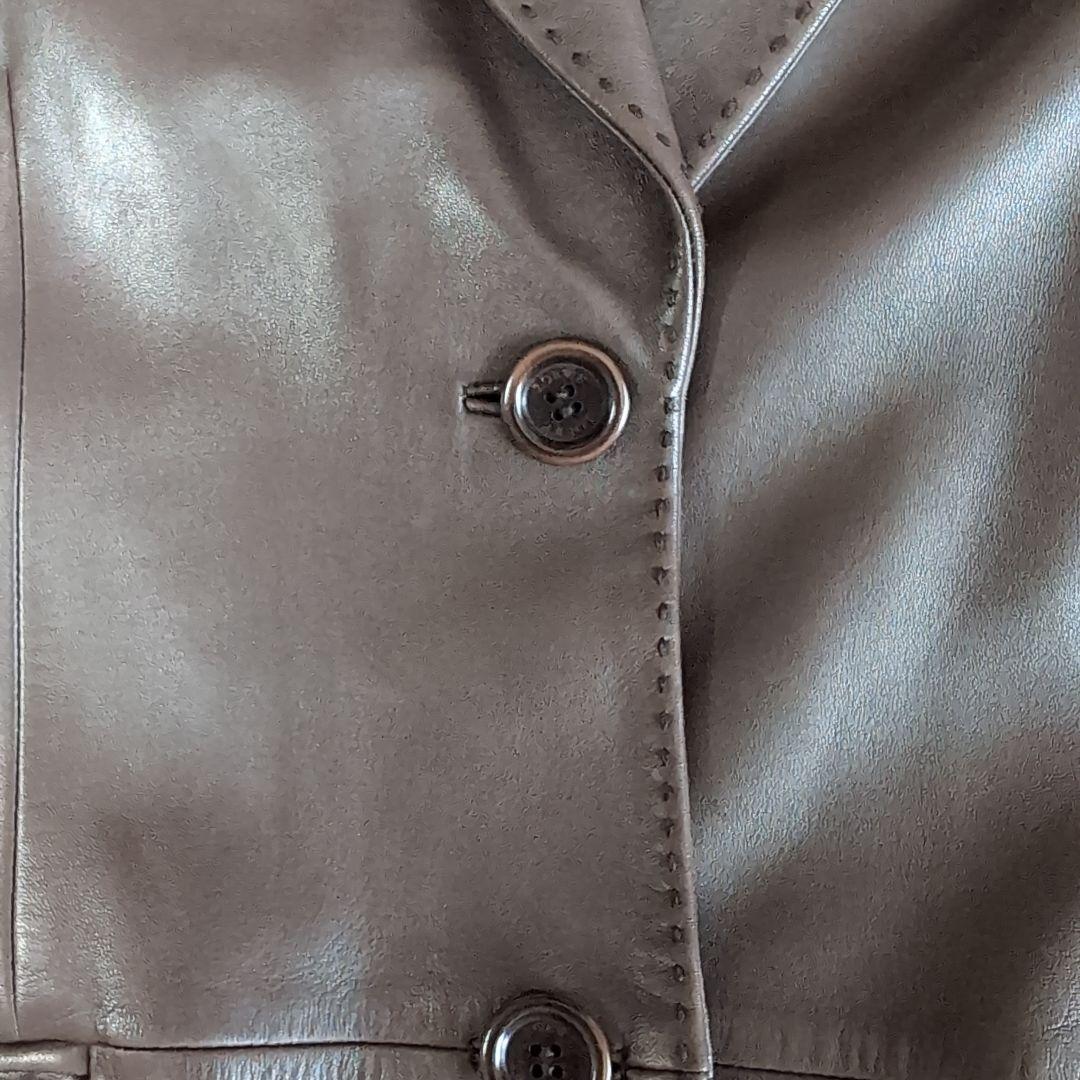 LOEWE　ロエベ　レザージャケット　サイズ46