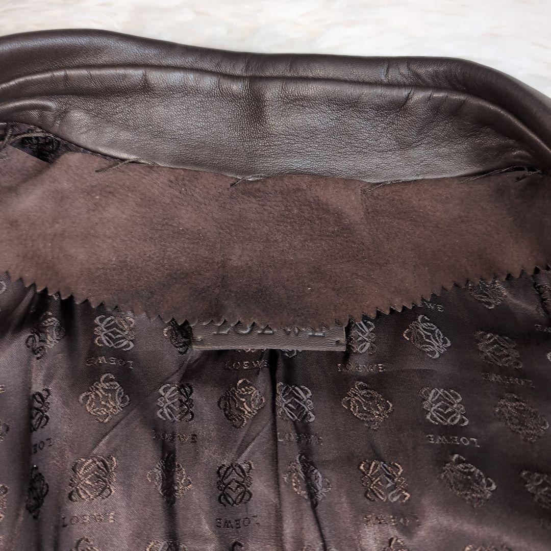 LOEWE　ロエベ　レザージャケット　サイズ46
