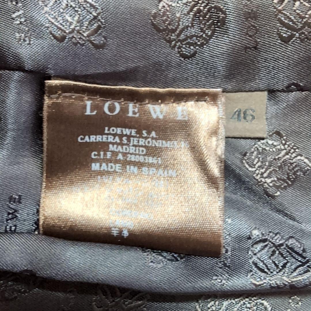 LOEWE　ロエベ　レザージャケット　サイズ46