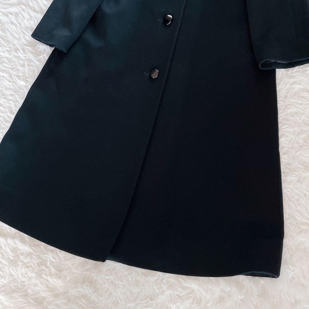 美品☆大きめ ピエールバルマン カシミヤ100% ロングコート SAGA