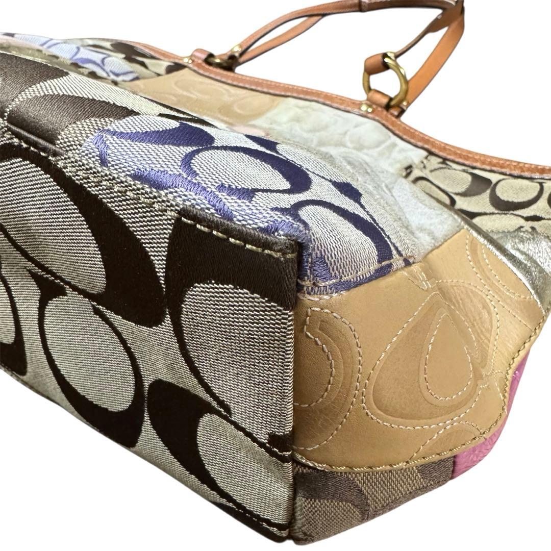 archive COACH tote bag Patchwork pink archive COACH tote bag Patchwork pink