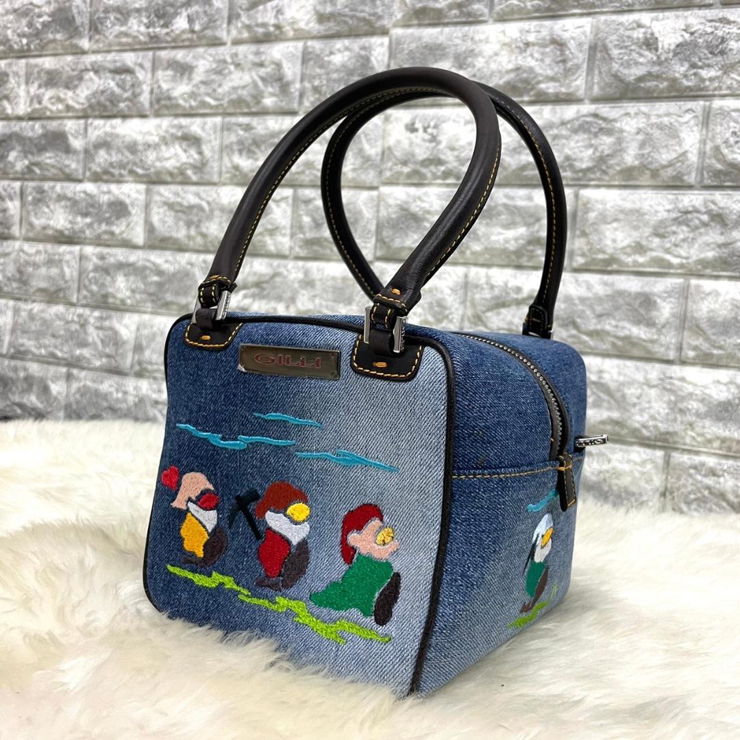 gilli\ジリ　ダックスキューブバック GILLI ジリ キューブバック デニム 小人 バッグ