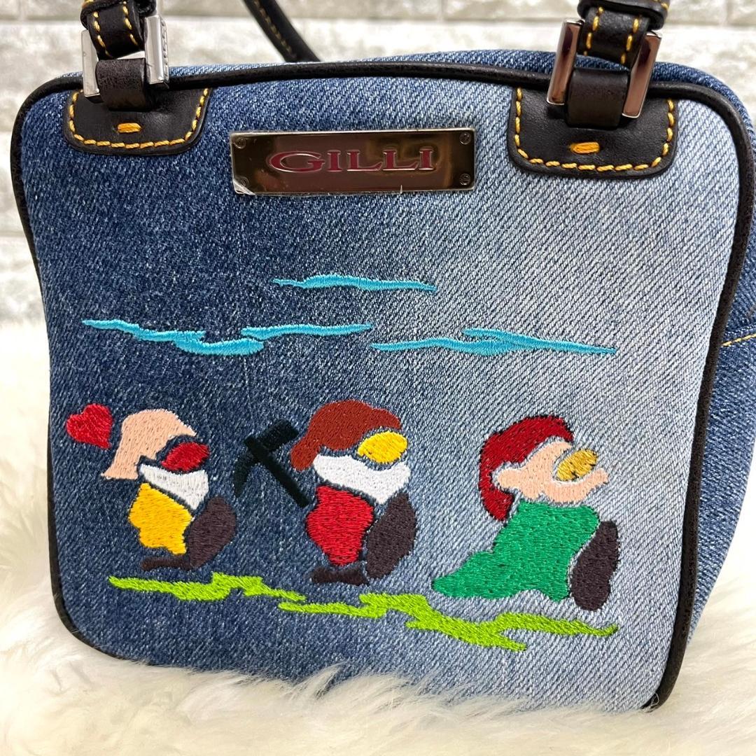 gilli\ジリ　ダックスキューブバック GILLI ジリ キューブバック デニム 小人 バッグ