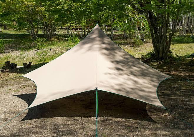 【skywさん専用】希少グリーン　ムササビウイングタープ13ft焚き火