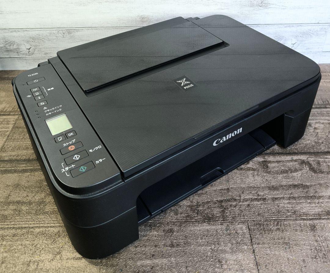 使用枚数少】Canon カラープリンター PIXUS TS3330 BK卸売