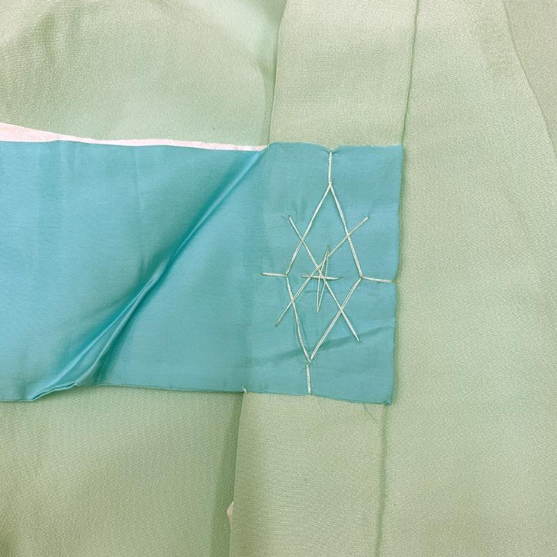 505ay22□お宮参り 男児 祝い着 着物 掛け着 比翼付き 金駒刺繍□良好