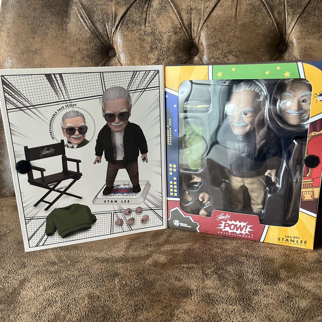 OUTLET SALE- 訳あり品など大放出 marvel エッグアタック・アクション スタン・リー 可動式 アメコミ