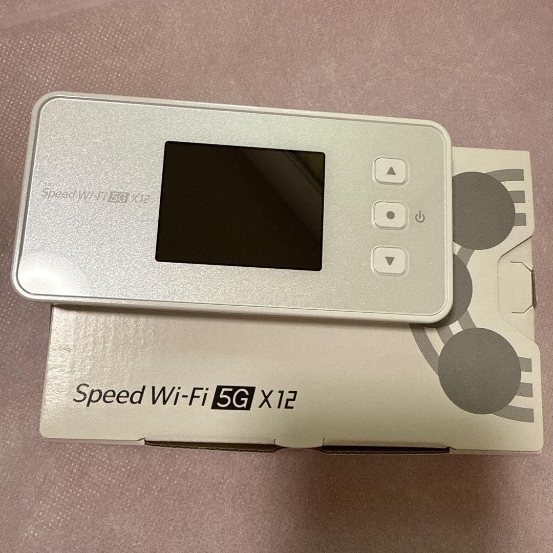 Speed Wi-Fi 5G X 12 モバイルルーター 本体