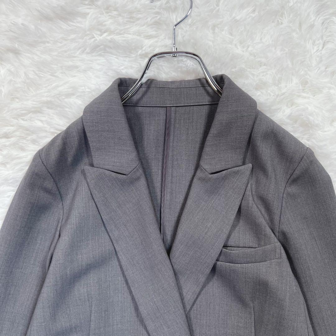 極美品✨SOÉJU ソージュ ウールライクダブルジャケット グレー S 現行