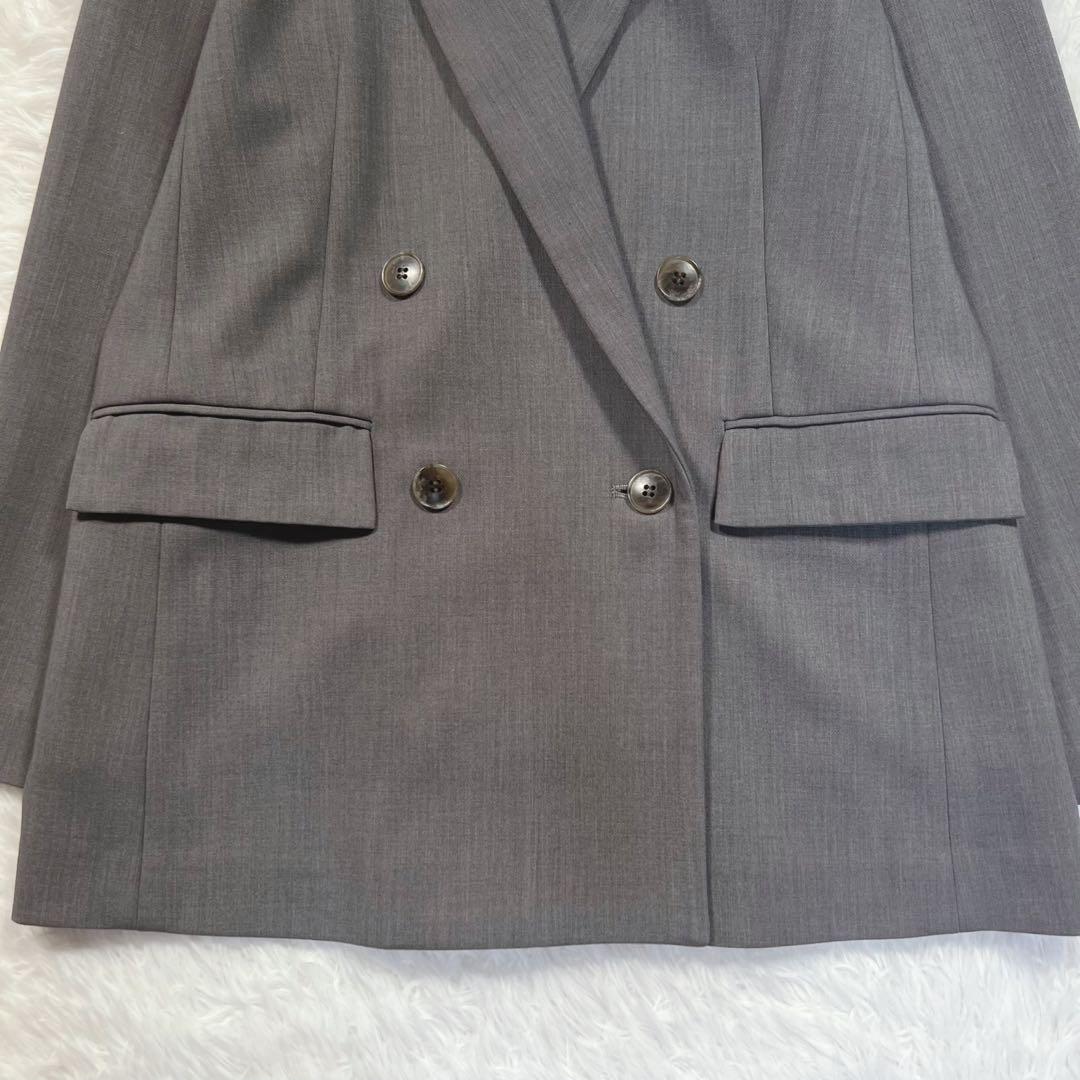 極美品✨SOÉJU ソージュ ウールライクダブルジャケット グレー S 現行