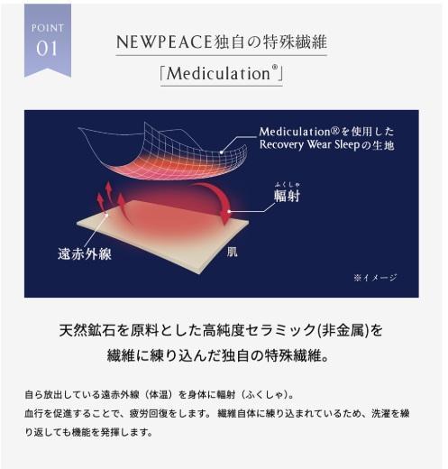 ルームウェア・パジャマ NEWPEACE Recovery Wear Sleep Short S
