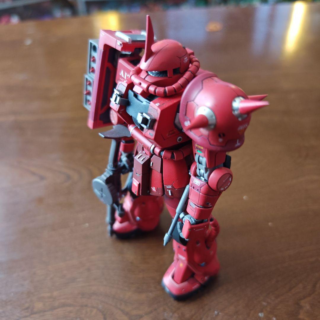 激安な MG A12 赤 ガンプラ完成品 シャー専用ザク ロボット