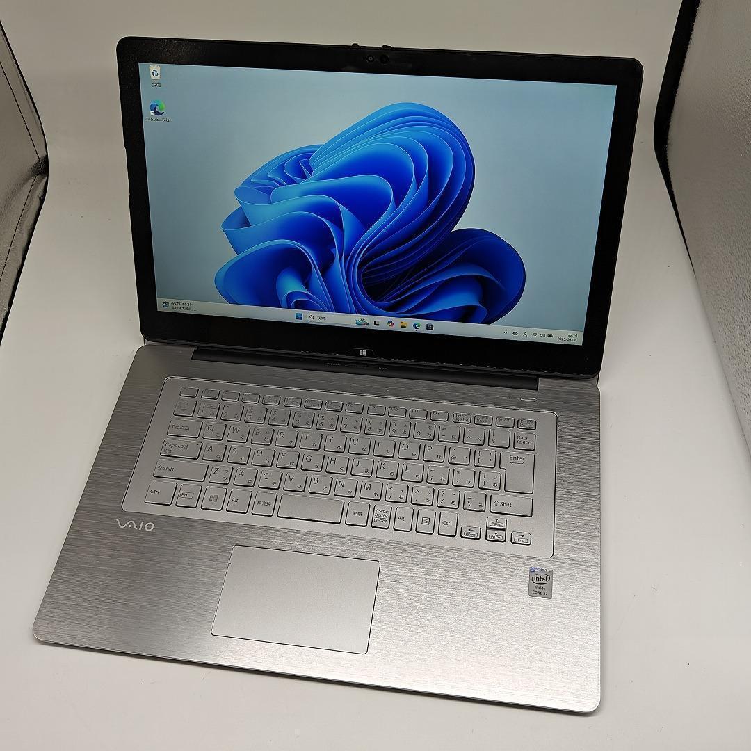 【VAIO】高速i7 SSD256GB 16GB コンバーチブル仕様 ノートPC