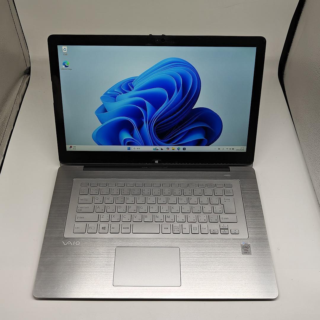 【VAIO】高速i7 SSD256GB 16GB コンバーチブル仕様 ノートPC
