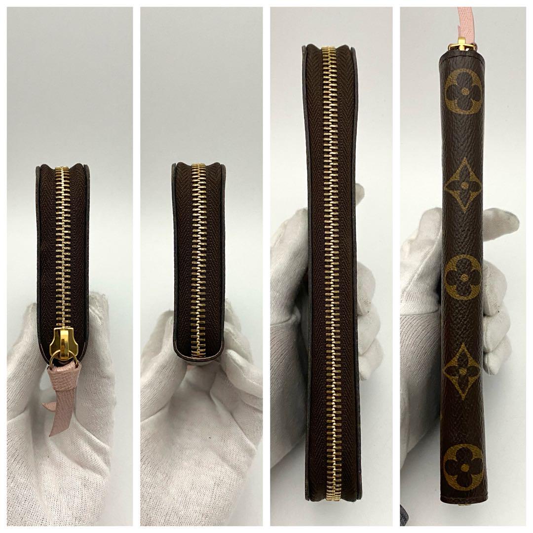 使用わずか　ルイヴィトン　ジッピーウォレット　クレマンス　モノグラム　長財布